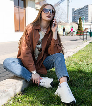 inspiration tenue femme baskets